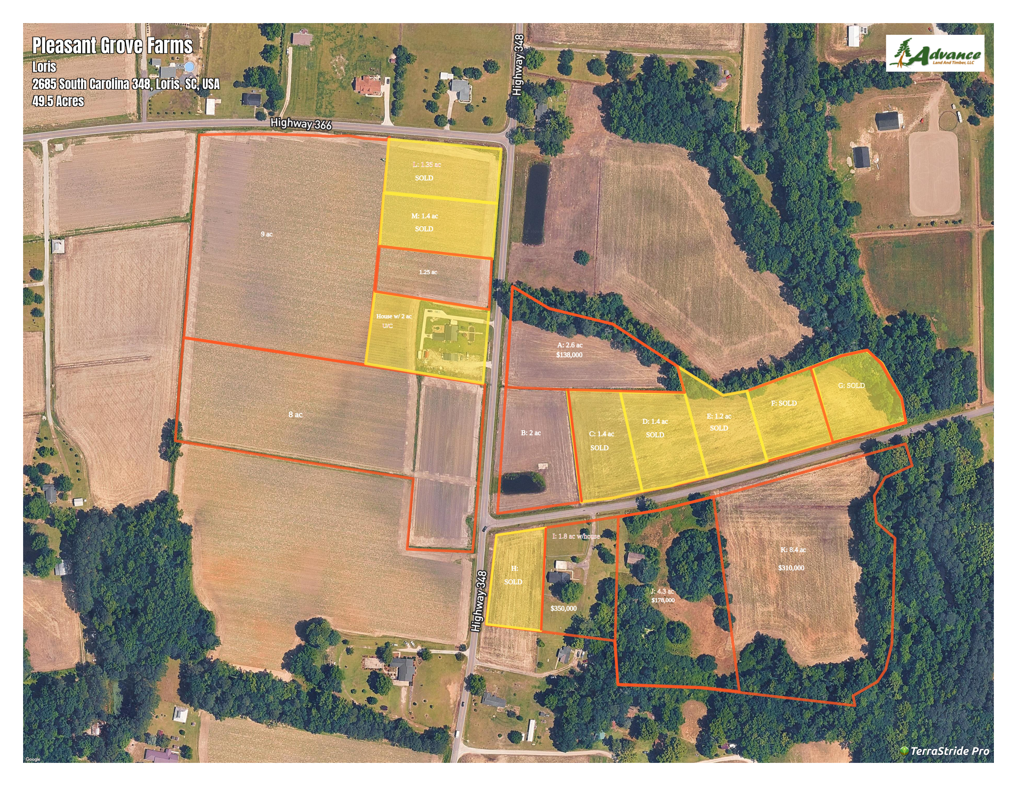 Advance Land and Timber Land for Sale