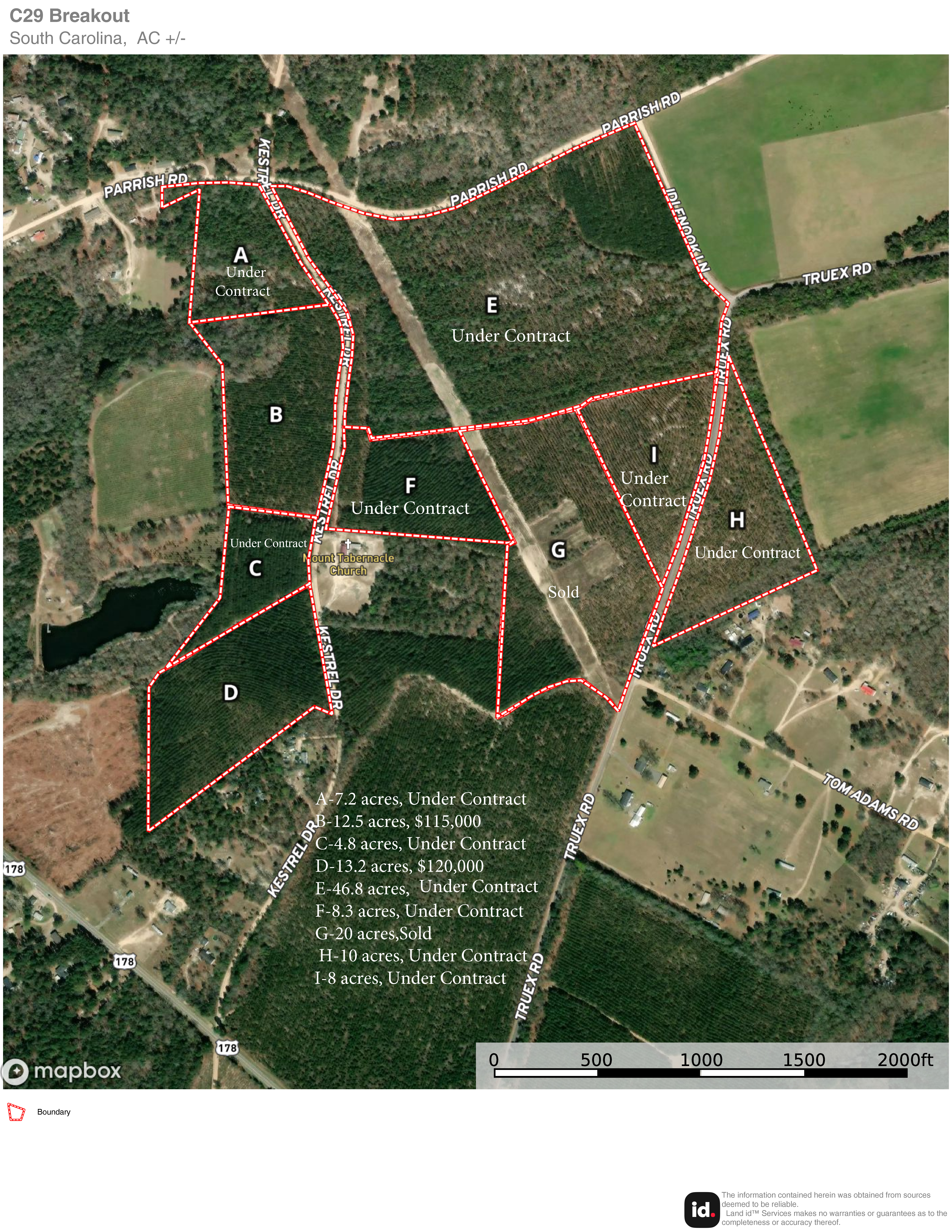 Lexington County South Carolina Land for Sale